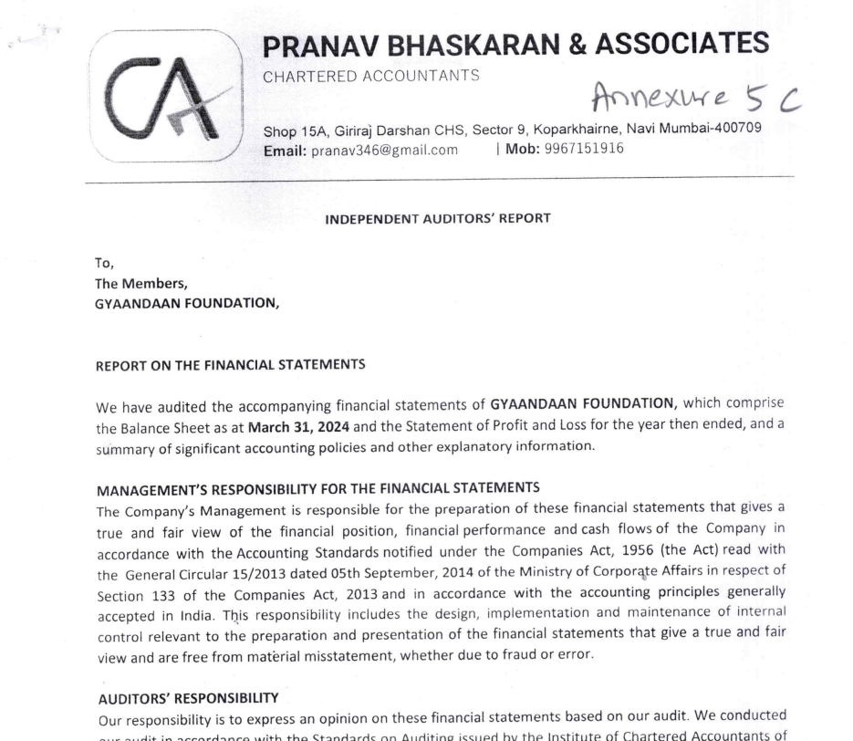 Financial Report 2024-25 Cover